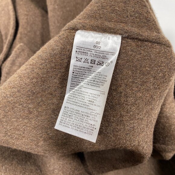 GAP x CULT GAIA Brown Wool Blend Mini Dress - Picture 7 of 8